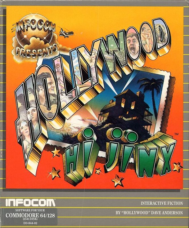 Front Cover for Hollywood Hijinx (Commodore 64)
