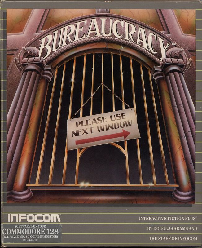 Front Cover for Bureaucracy (Commodore 128)