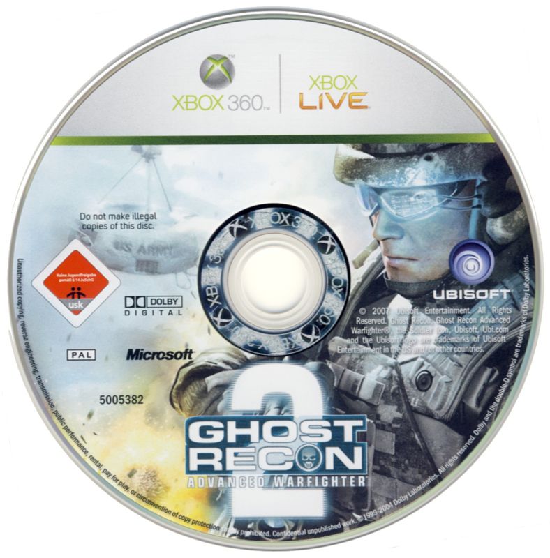 Media for Tom Clancy's Ghost Recon: Advanced Warfighter 2 (Xbox 360)