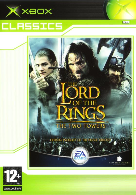 Front Cover for The Lord of the Rings: The Two Towers (Xbox) (Classics release)