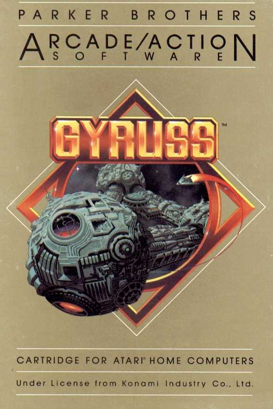 Front Cover for Gyruss (Atari 8-bit)