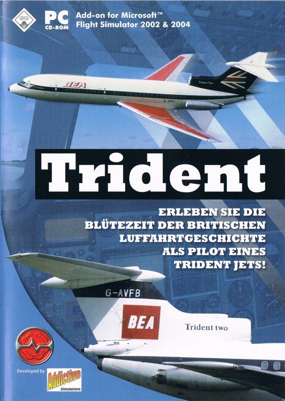 Front Cover for Trident (Windows) (Dual UK/DE flip-covers & manual): DE