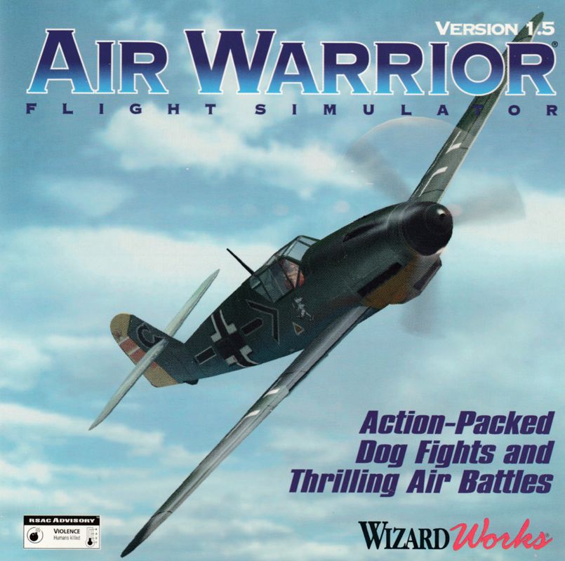 Front Cover for Air Warrior (DOS) (WizardWorks release, version 1.5)