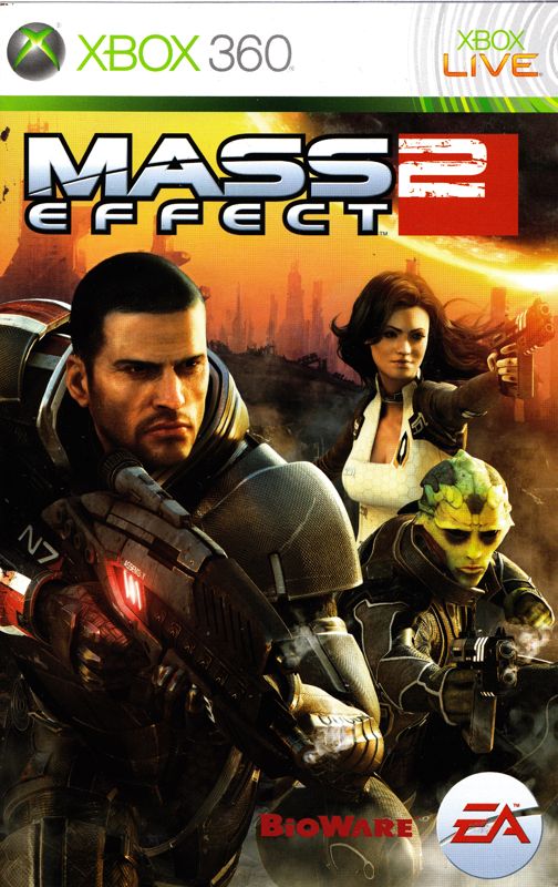 Manual for Mass Effect 2 (Xbox 360): Front