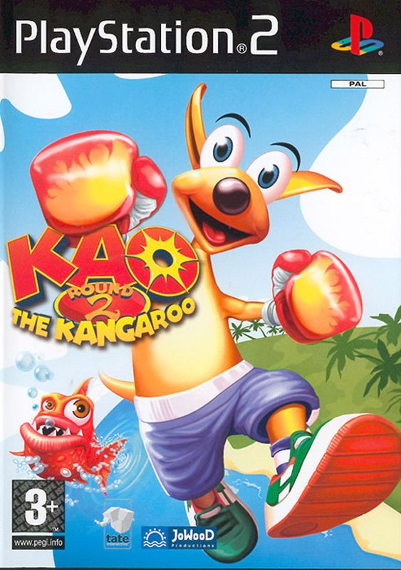 Front Cover for Kao the Kangaroo: Round 2 (PlayStation 2)