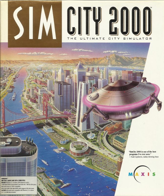 Front Cover for SimCity 2000 (Windows 16-bit)