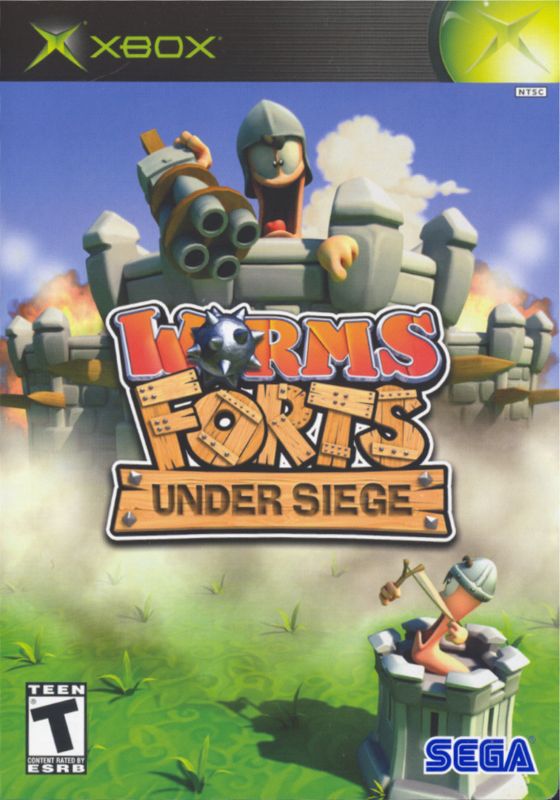 Front Cover for Worms Forts: Under Siege (Xbox)