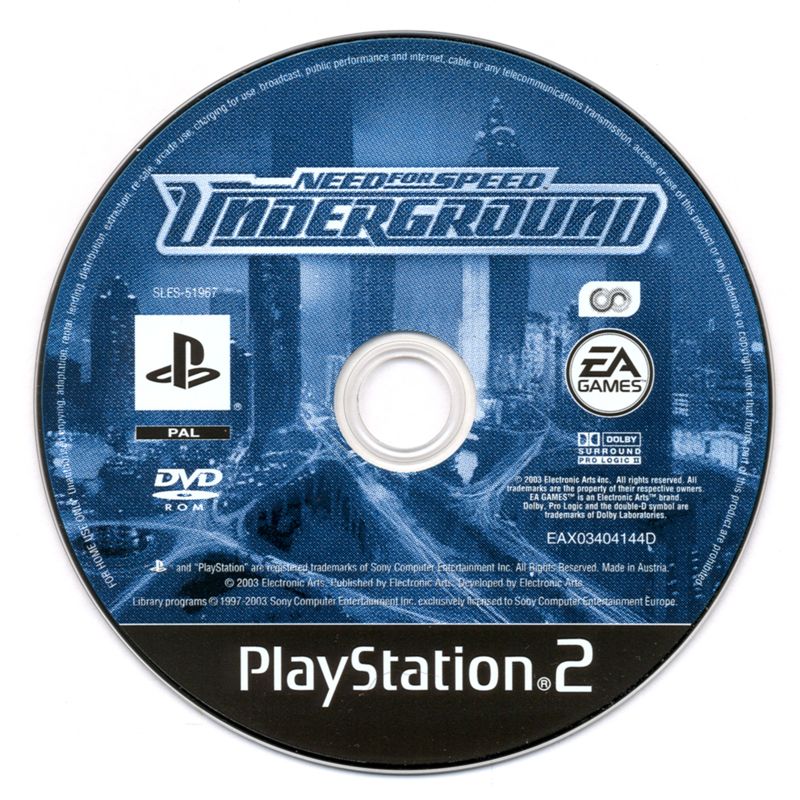 Media for Need for Speed: Underground (PlayStation 2)