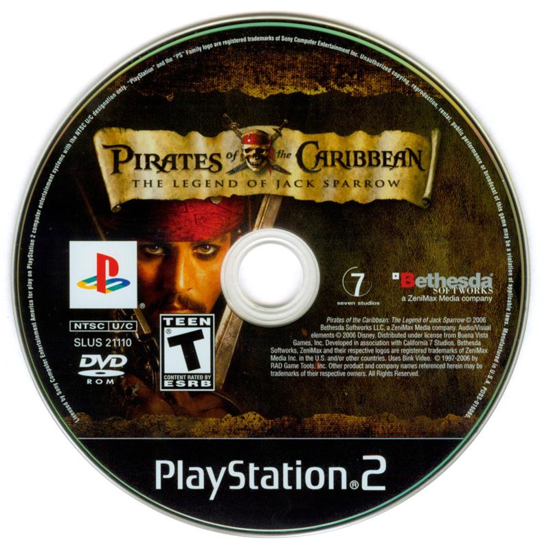Media for Pirates of the Caribbean: The Legend of Jack Sparrow (PlayStation 2)