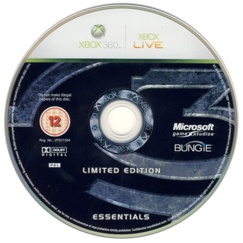 Extras for Halo 3 (Limited Edition) (Xbox 360): Bonus Disc