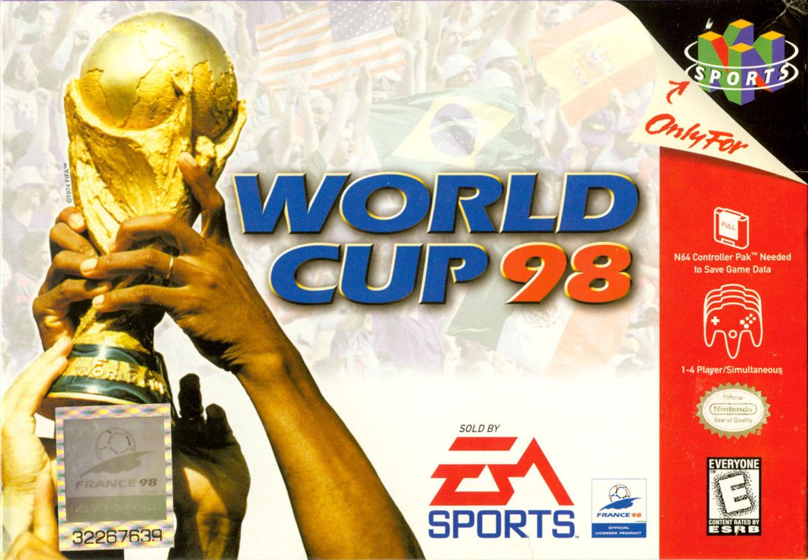 Front Cover for World Cup 98 (Nintendo 64)