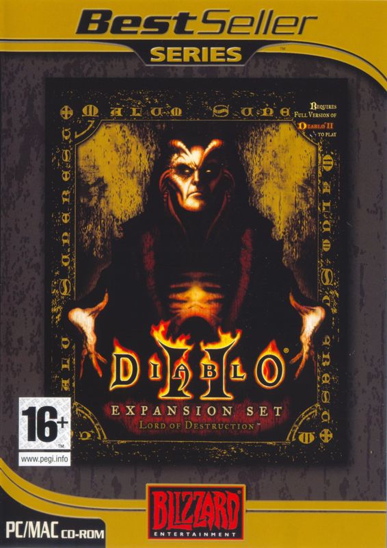 Front Cover for Diablo II: Lord of Destruction (Macintosh and Windows) (BestSeller Series release (2004))