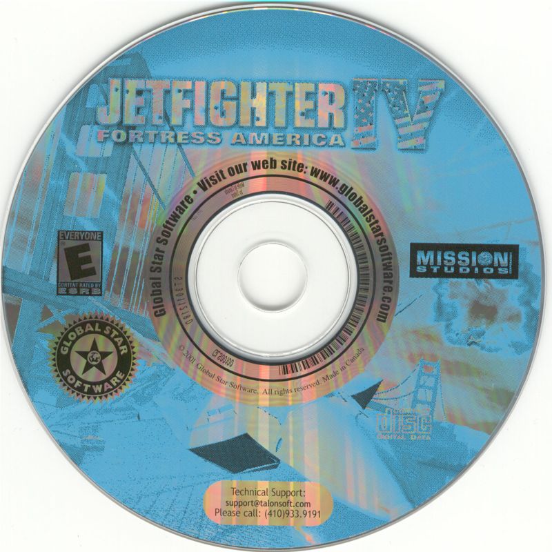 Media for JetFighter IV: Fortress America (Windows) (Budget re-release)