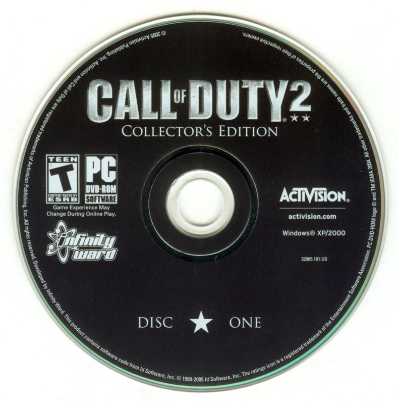 Call of Duty 2 (Collector's Edition) cover or packaging material ...