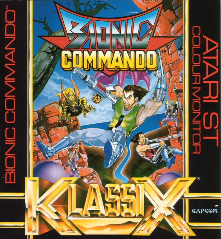 Front Cover for Bionic Commando (Atari ST) (Klassix Budget Release)