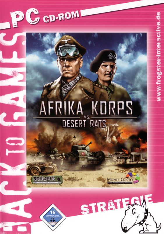 Front Cover for Desert Rats vs. Afrika Korps (Windows) (Back to Games release)