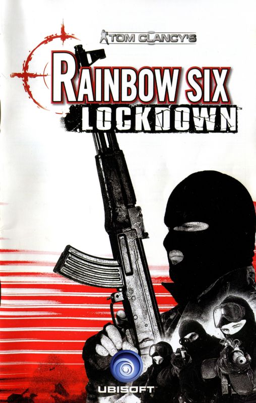 Manual for Tom Clancy's Rainbow Six: Lockdown (PlayStation 2): Front