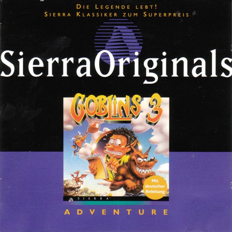 Other for Goblins Quest 3 (DOS) (Sierra Originals release): Jewel Case - Front