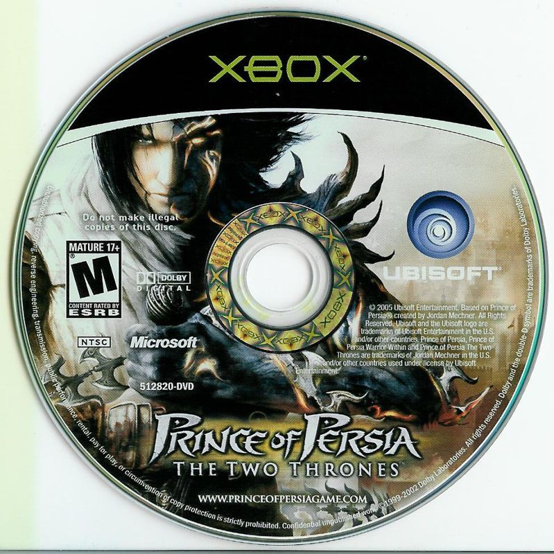Media for Prince of Persia: The Two Thrones (Xbox)