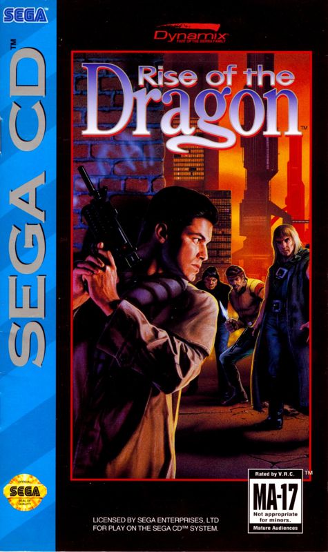 Front Cover for Rise of the Dragon (SEGA CD)
