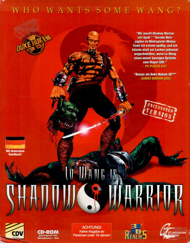 Front Cover for Shadow Warrior (DOS)