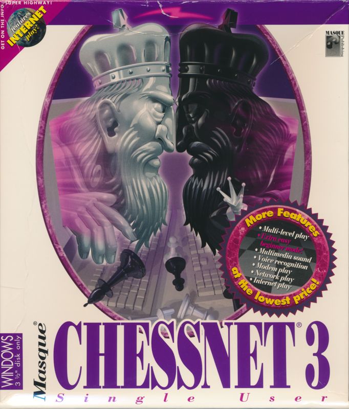 Front Cover for ChessNet 3 (Windows 3.x)