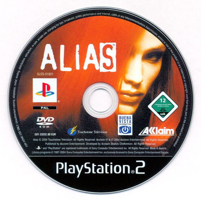 Media for Alias (PlayStation 2)