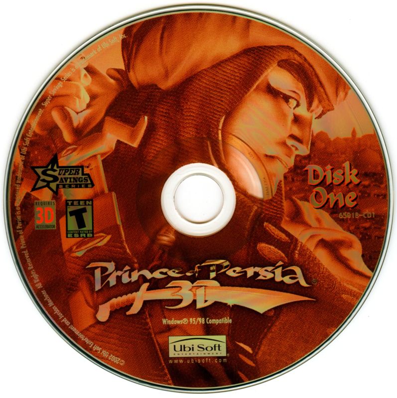 Media for Prince of Persia 3D (Windows) (Super Savings Series release): Disc 1