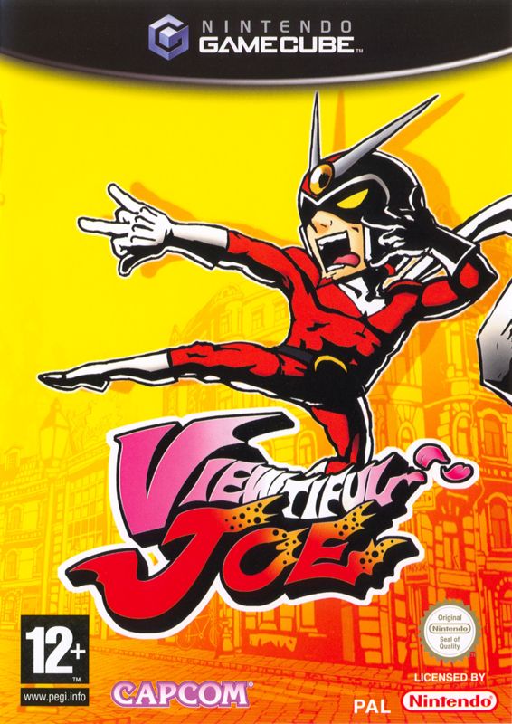 Front Cover for Viewtiful Joe (GameCube) (Yellow version)