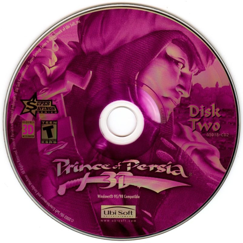 Media for Prince of Persia 3D (Windows) (Super Savings Series release): Disc 2