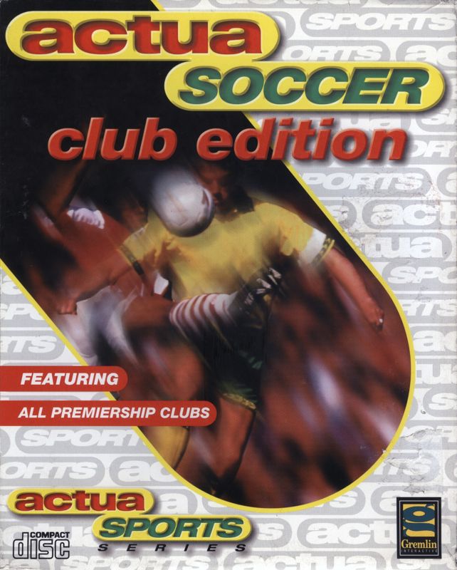 Front Cover for Actua Soccer: Club Edition (DOS)