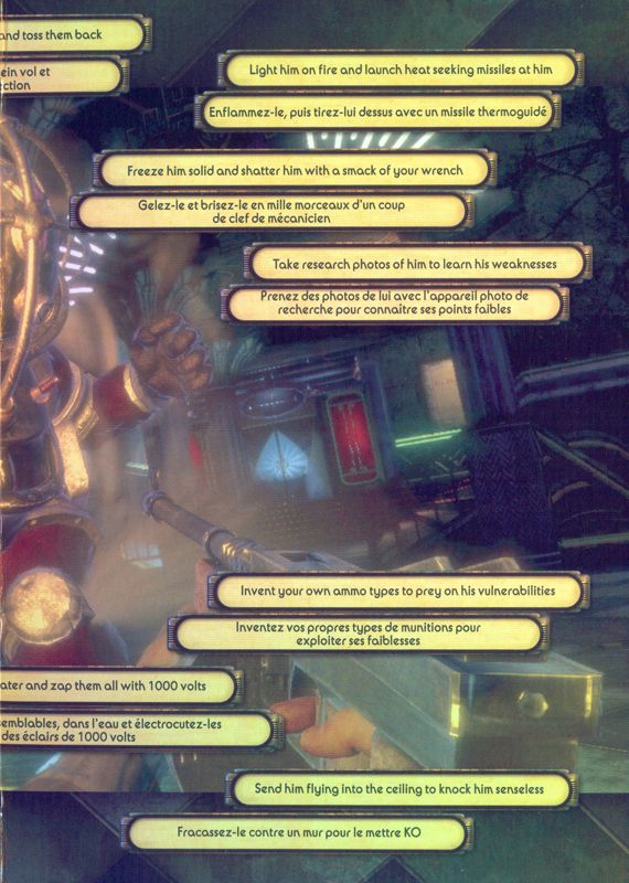 Inside Cover for BioShock (Windows): Right Flap