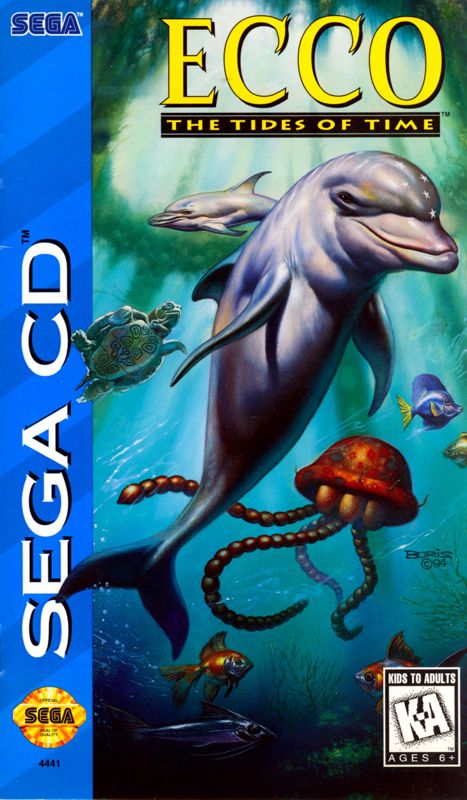 Front Cover for Ecco: The Tides of Time (SEGA CD)