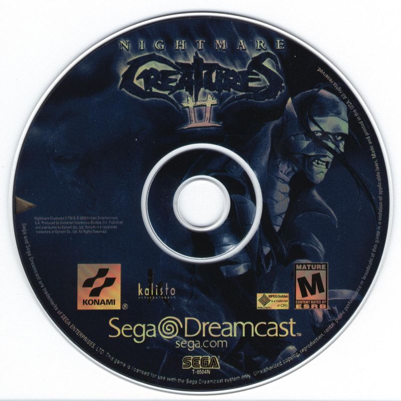 Media for Nightmare Creatures II (Dreamcast)