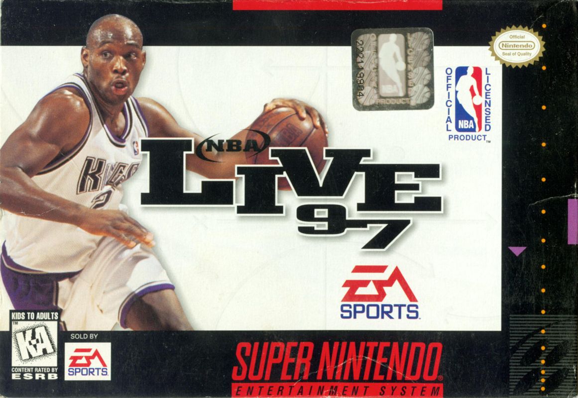 Front Cover for NBA Live 97 (SNES)