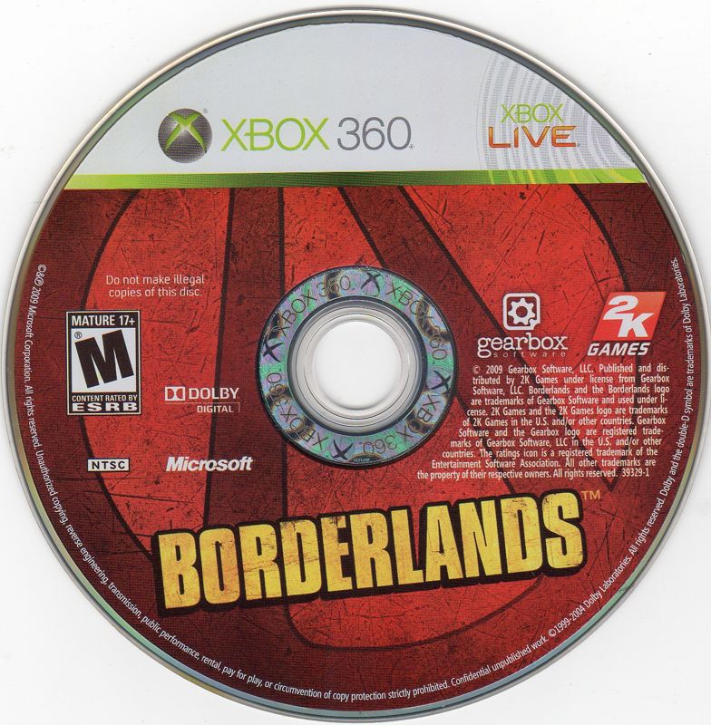 Media for Borderlands (Xbox 360)
