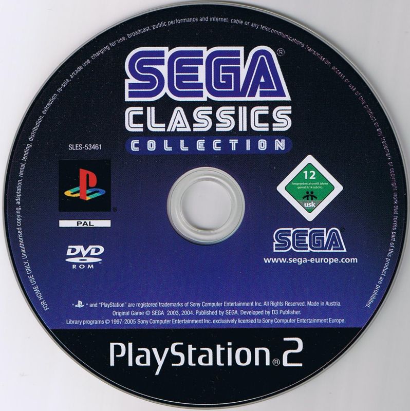 Sega Classics Collection - PlayStation 2