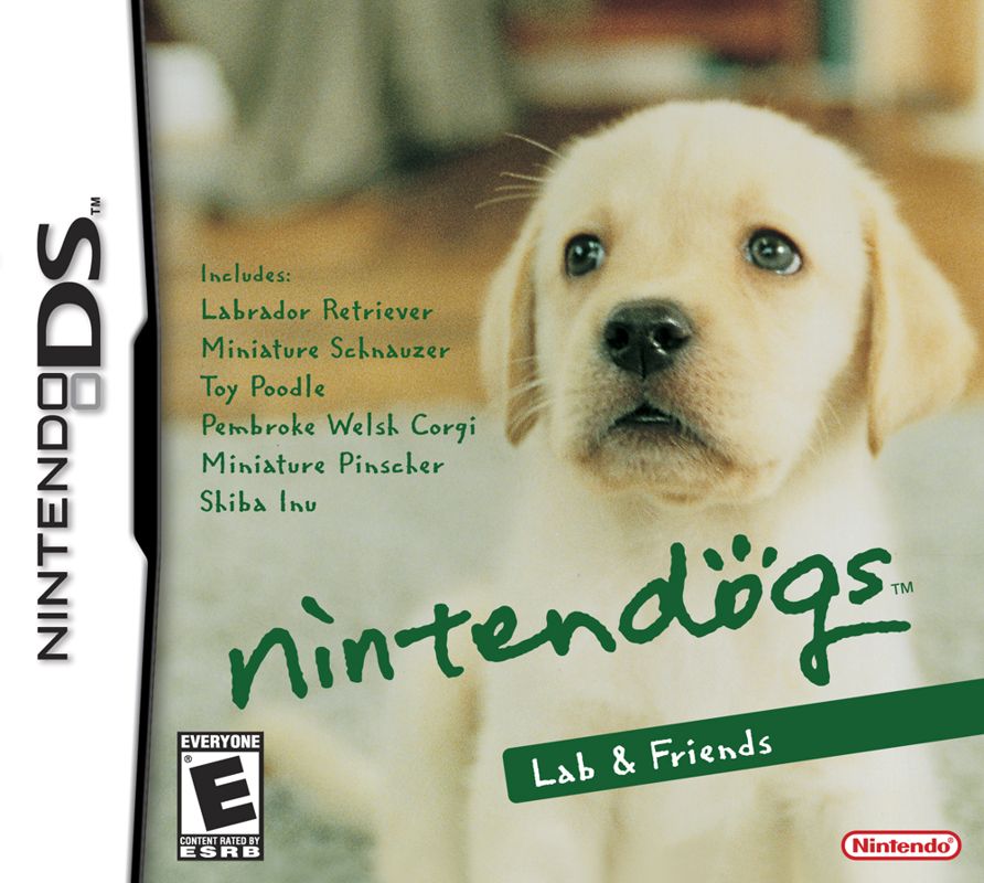 Front Cover for Nintendogs: Lab & Friends (Nintendo DS) (Lab & Friends Version)