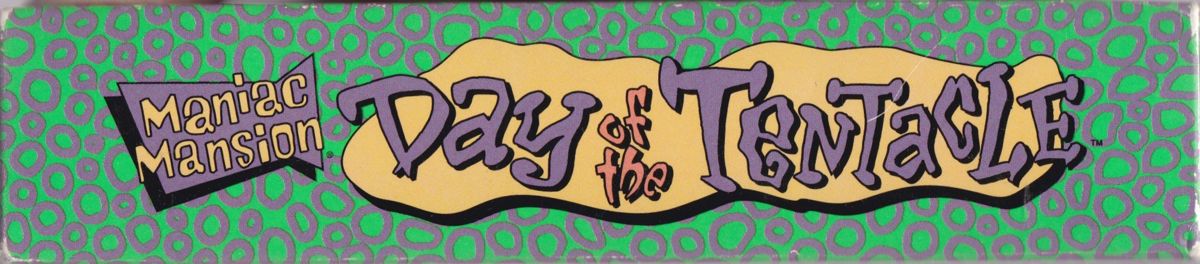 Spine/Sides for Maniac Mansion: Day of the Tentacle (DOS): Top