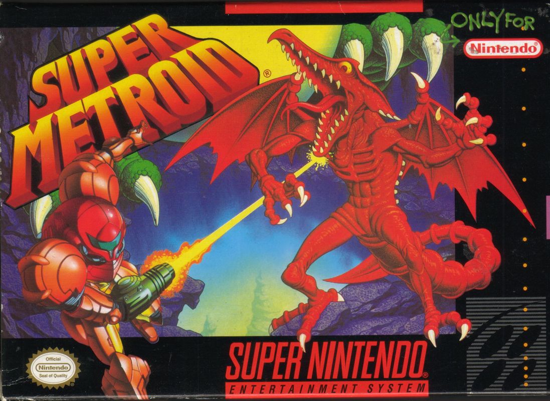 Super Metroid Box Covers Mobygames 