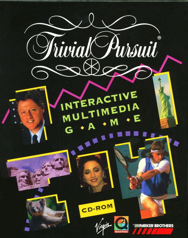Front Cover for Trivial Pursuit Interactive Multimedia Game (Windows 3.x)