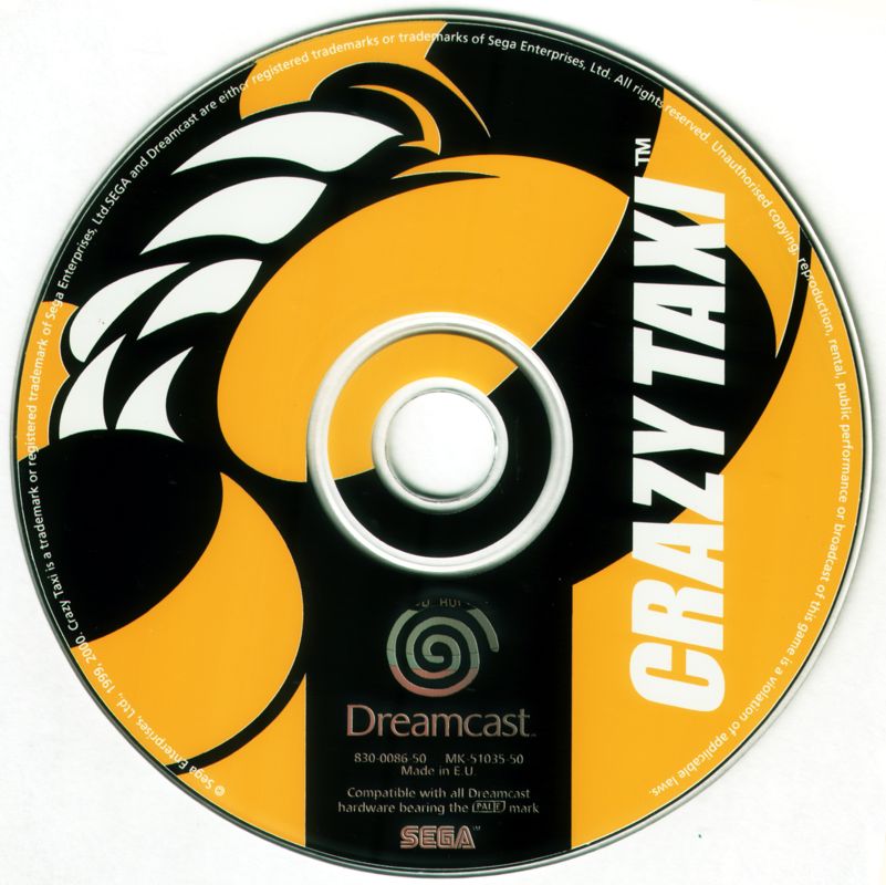 Media for Crazy Taxi (Dreamcast)