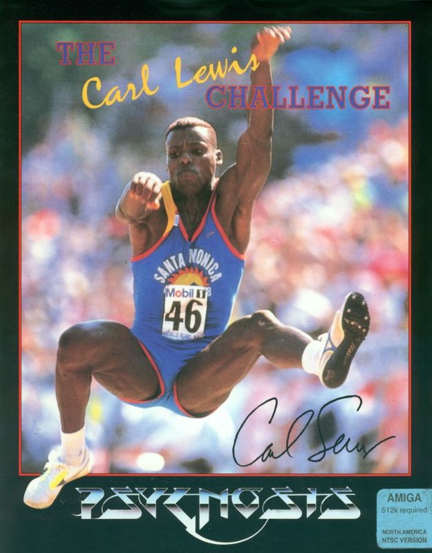Front Cover for The Carl Lewis Challenge (Amiga)