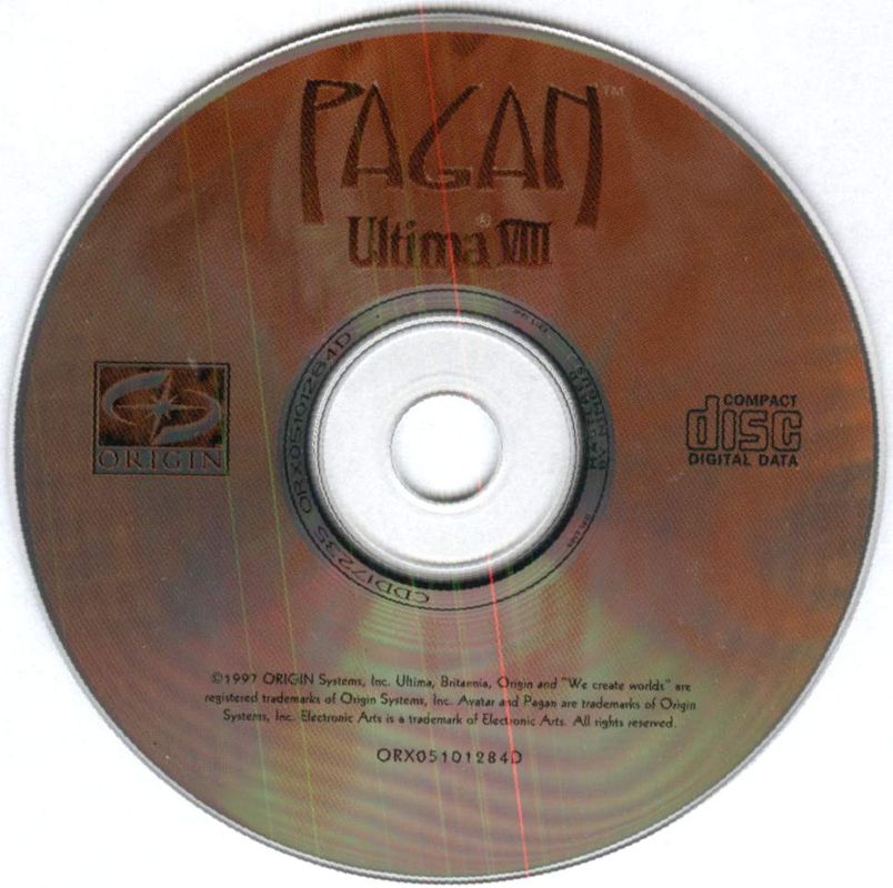Media for Pagan: Ultima VIII (DOS) (Zielona Seria release)