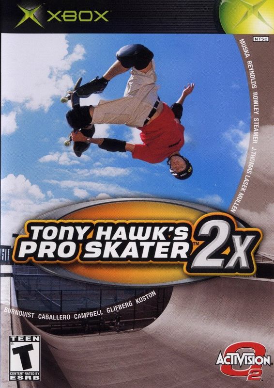 Front Cover for Tony Hawk's Pro Skater 2x (Xbox)