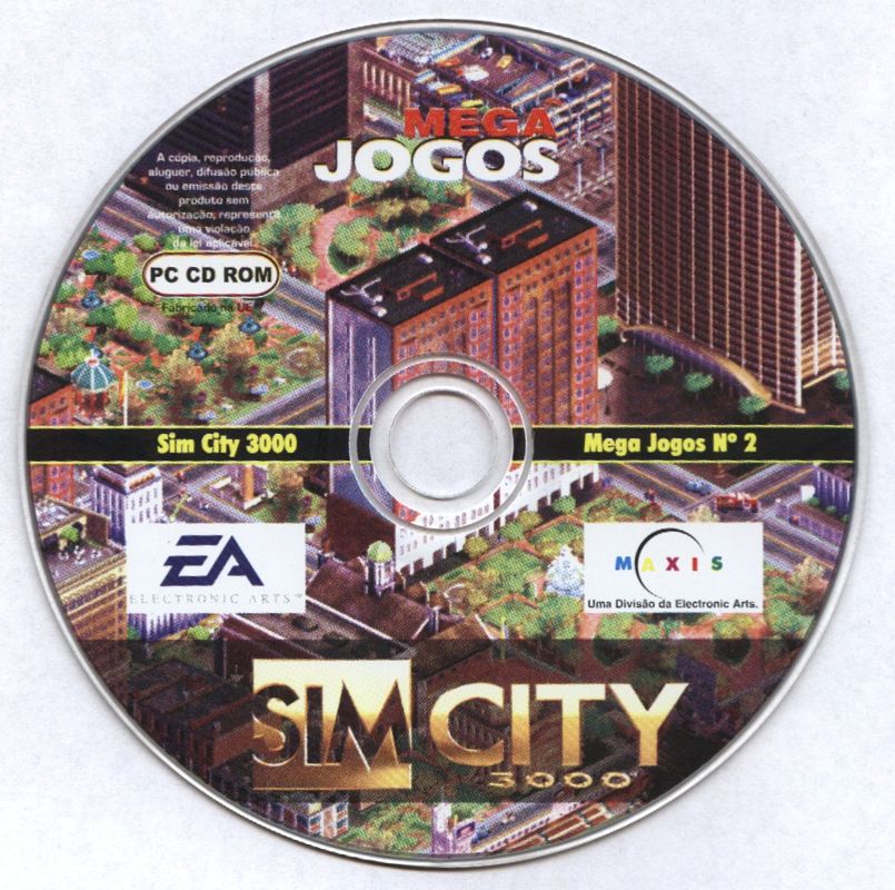 Media for SimCity 3000 (Windows) (MegaJogos magazine covermount)