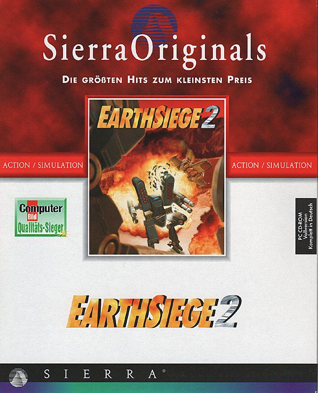 Front Cover for EarthSiege 2 (Windows and Windows 3.x) (Sierra Originals release)