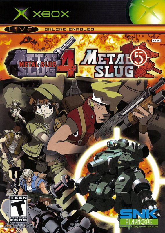 Front Cover for Metal Slug 4 & 5 (Xbox)