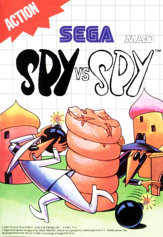 Front Cover for Spy vs Spy (SEGA Master System)