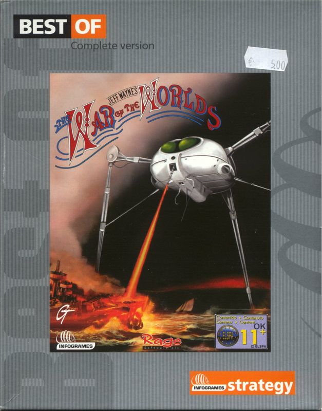 Front Cover for Jeff Wayne's The War of the Worlds (Windows) (Best of Infogrames release)